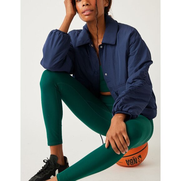 FP Movement Jackets & Blazers - 🎉LAST CHANCE🎉 FP MOVEMENT Off The Bleachers Coaches Jacket / Midnight Navy